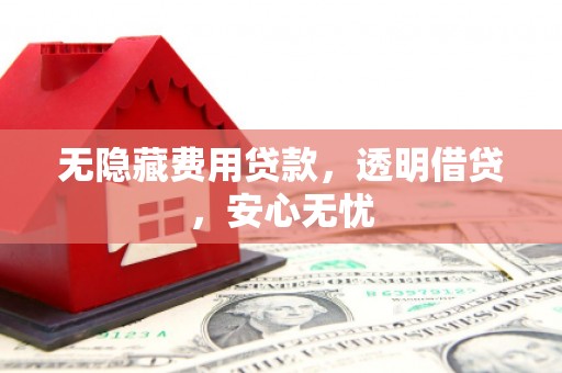 丹棱无隐藏费用贷款，透明借贷，安心无忧