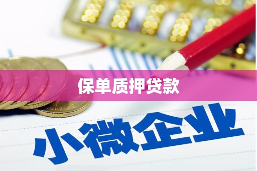丹棱保单质押贷款
