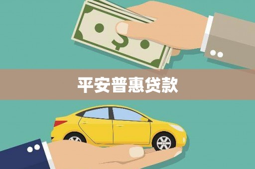 丹棱平安普惠贷款