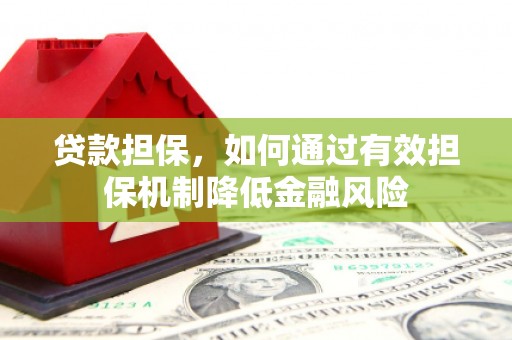 丹棱贷款担保，如何通过有效担保机制降低金融风险