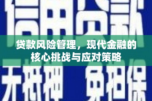 丹棱贷款风险管理，现代金融的核心挑战与应对策略