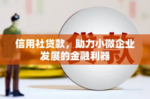 丹棱信用社贷款，助力小微企业发展的金融利器